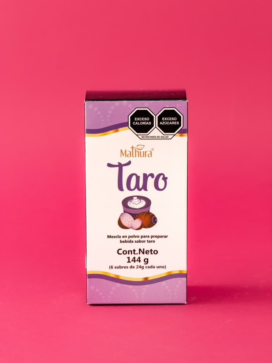 Taro - Disfrutarás su cremosidad, suave dulzura y sutil sabor mientras admiras su bello color